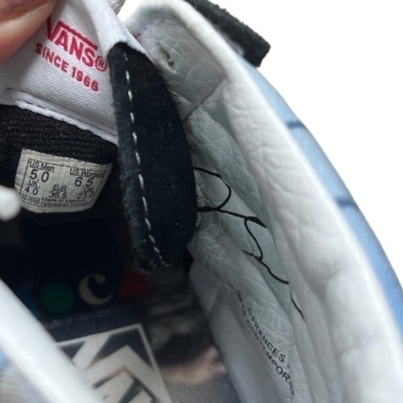 Vans Hi MOCA Frances Stark Poets on the Pyre Shoes Mens Size 5 Womens 6.5 - Picture 8 of 8